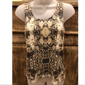 Brown/Tan Tribal Pattern Tank